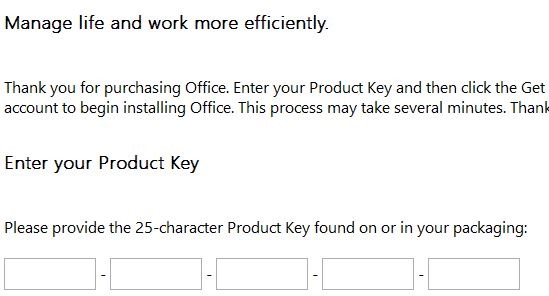 download office with product key
